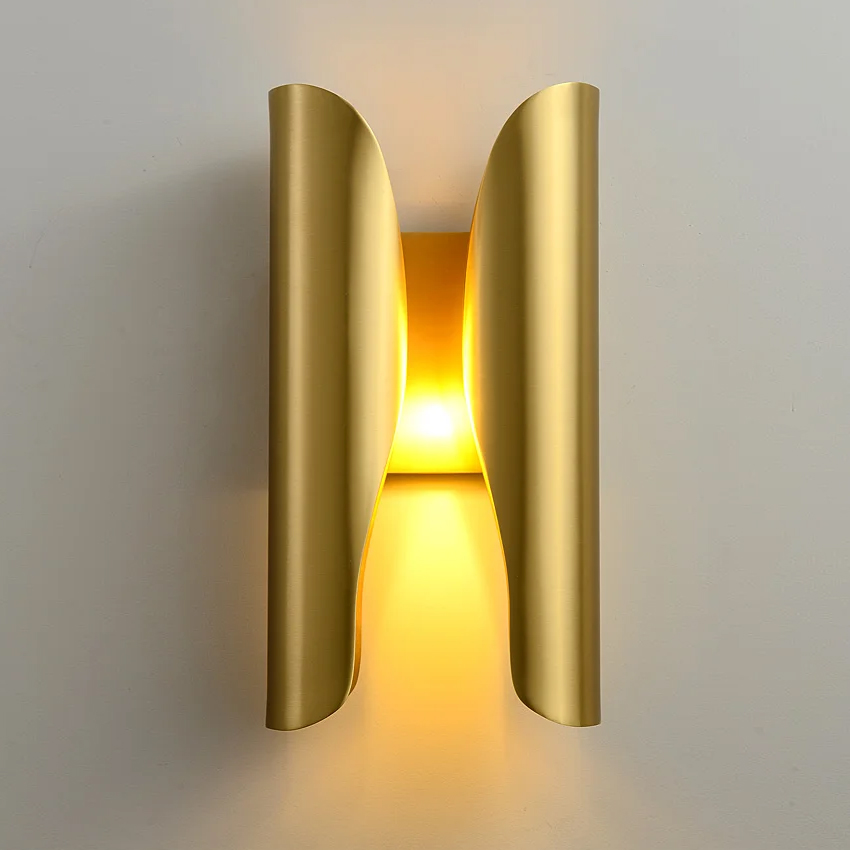 Настенный светильник Delight Collection Wall lamp MT8901-2W brass