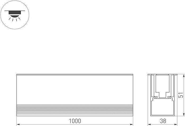 Уличный встраиваемый Arlight Lumiline 032487(1)