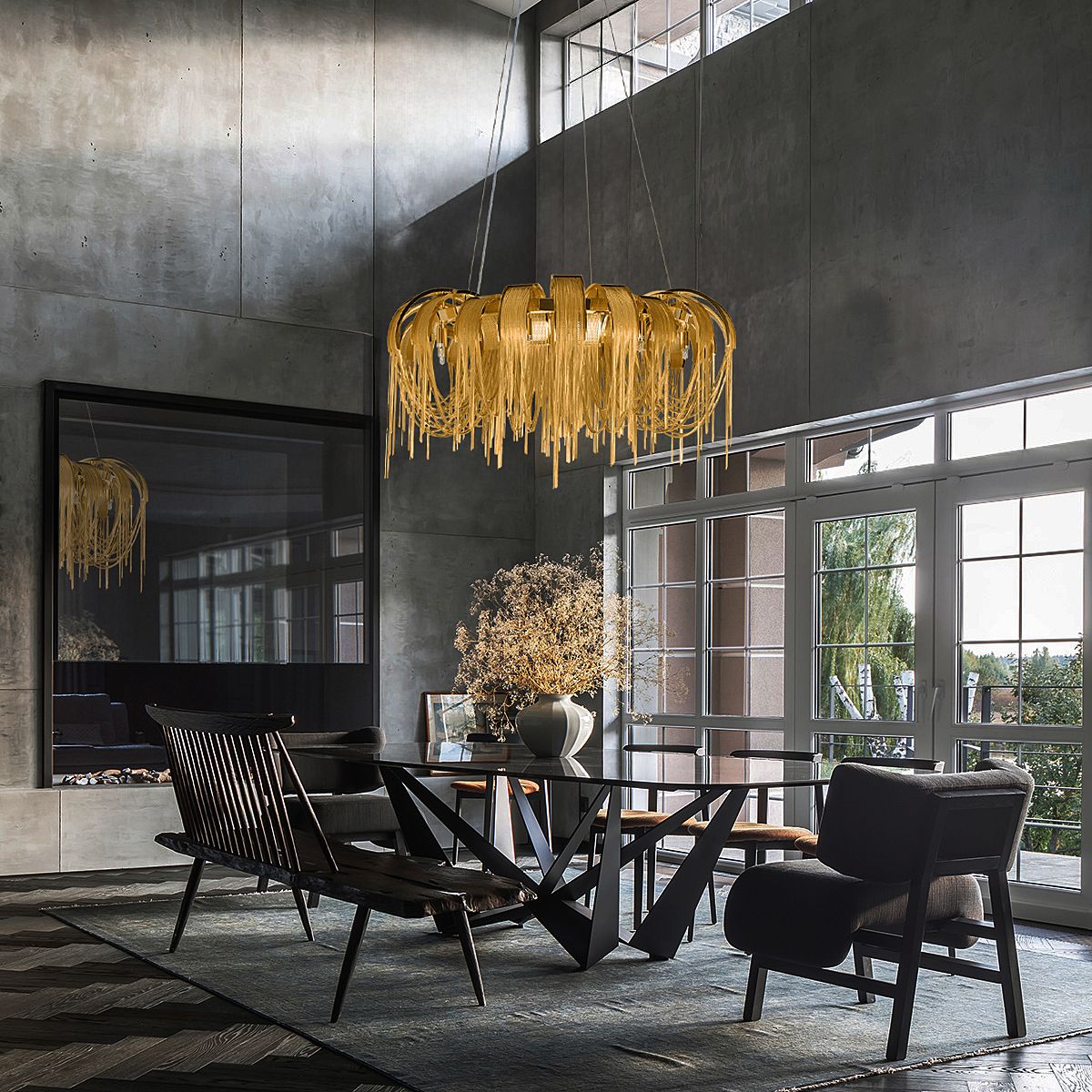 Подвесная люстра Loft It Volver 10404/800 GD