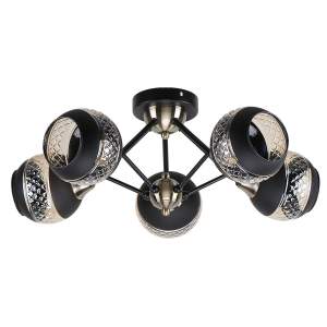 Потолочная люстра IMEX MD.51851-5-S-BK+AB