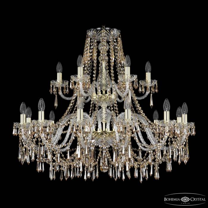 Подвесная хрустальная люстра 1403 Bohemia 1403/12+6/360/2d G R721