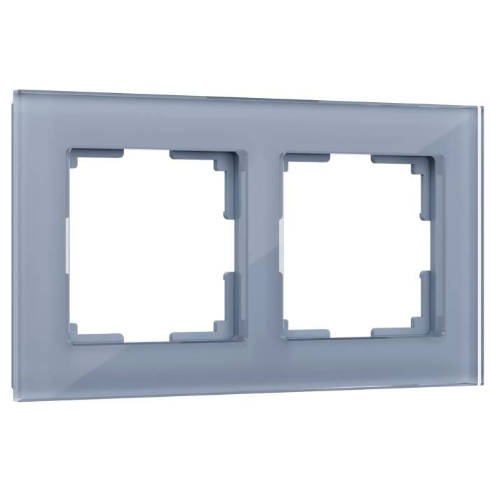 Рамка Werkel W0021115/ Рамка на 2 поста Favorit (серый,стекло) Рамка Werkel W0021115/ Рамка на 2 поста Favorit (серый,стекло)