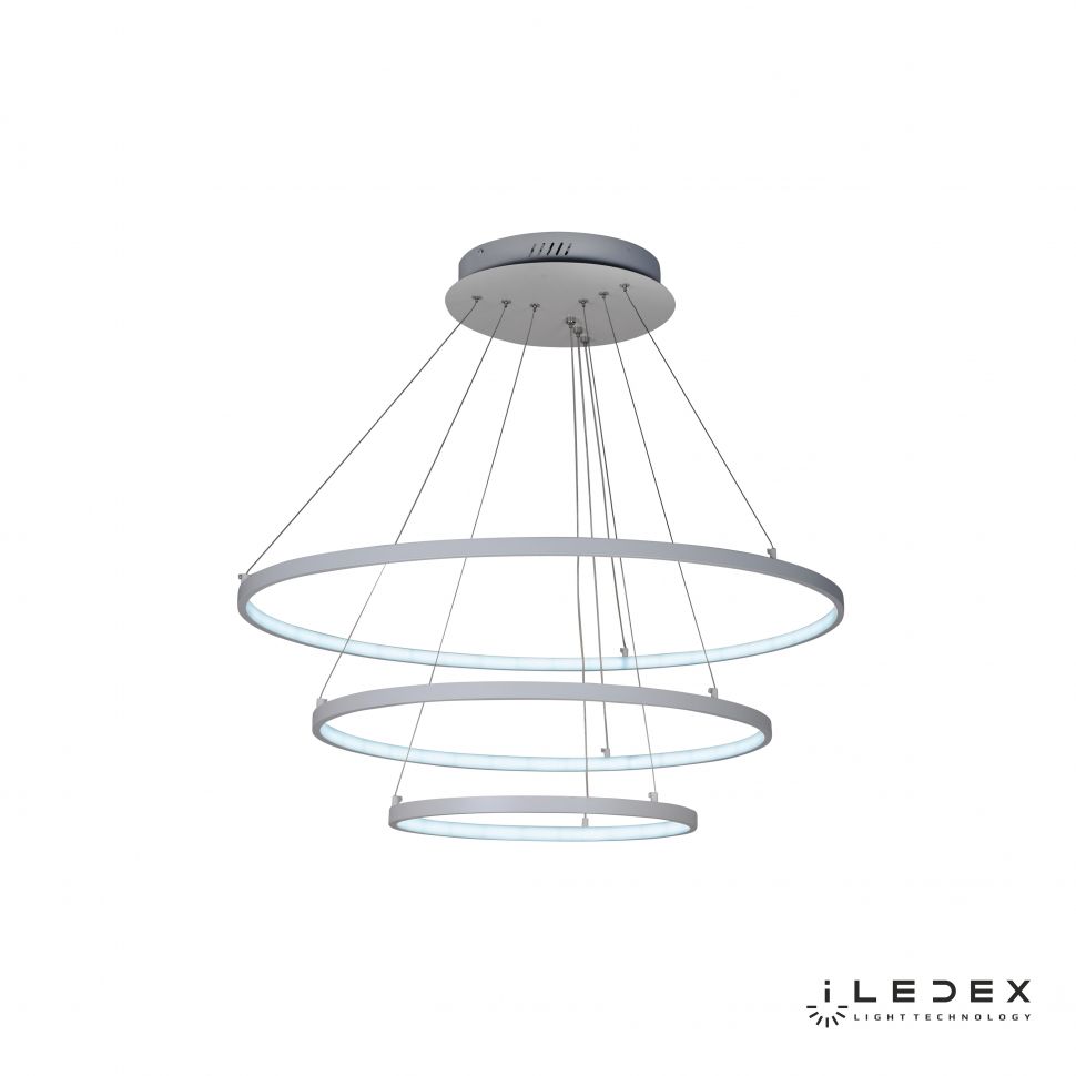 Подвесная люстра ILedex Axis D098-3 (800x600x400) WH