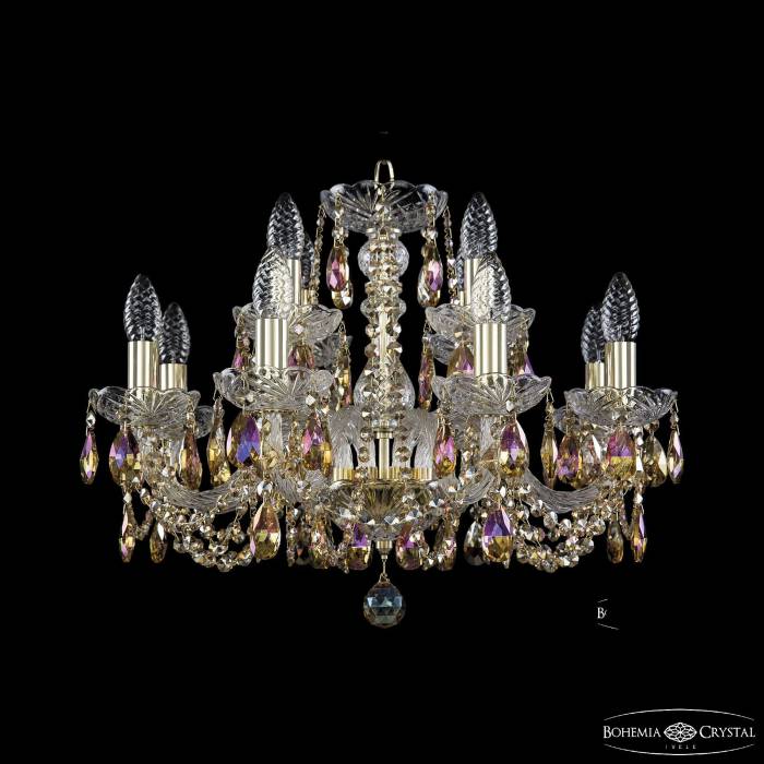 Подвесная хрустальная люстра 1402 Bohemia 1402/8+4/195 G R777