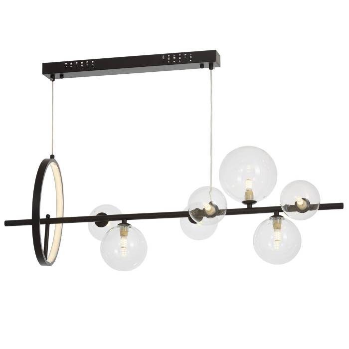 Светильник подвесной Lumina Deco Merido LDP 7033-7 BK+CL