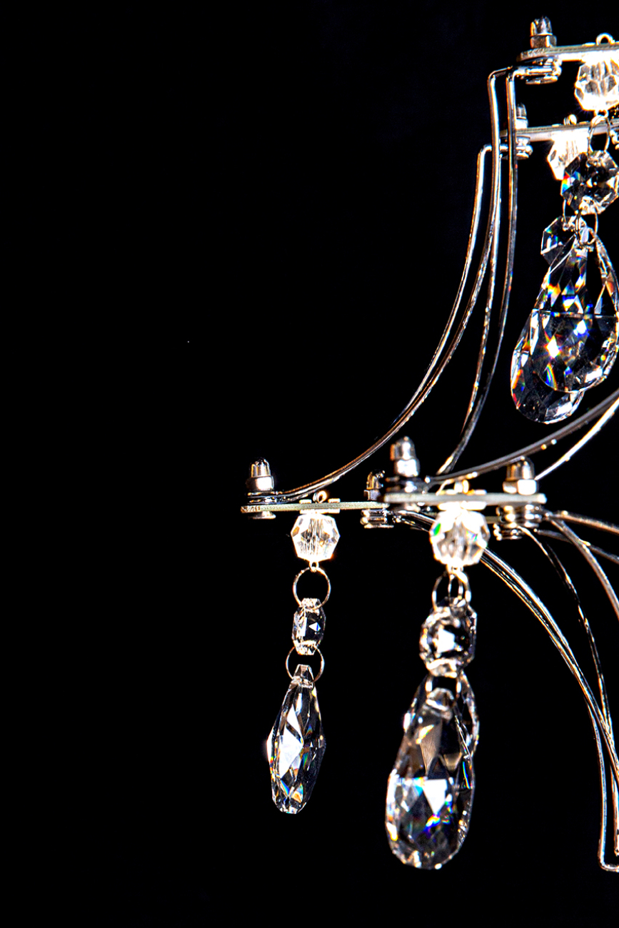 Подвесная люстра LEON Thea LE3035/600 CH/TR