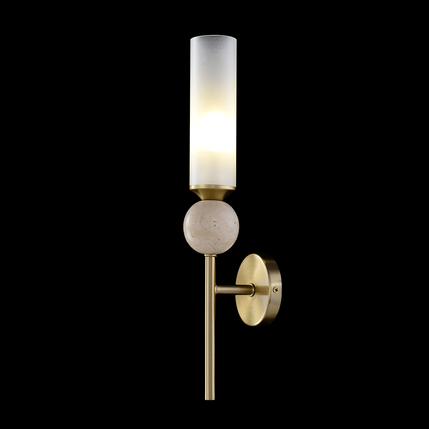 Настенное бра Crystal Lux Simply SIMPLY AP1.1 BRASS