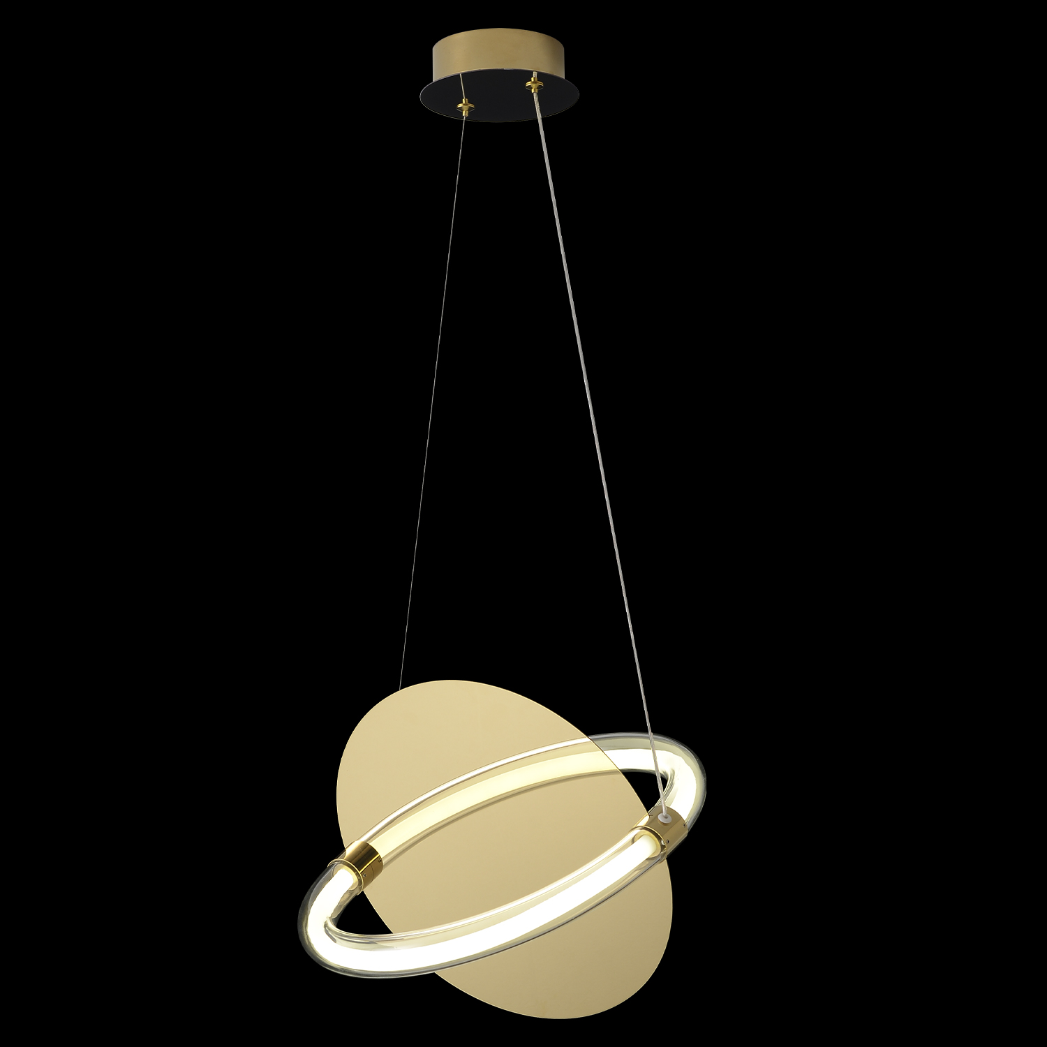 Светильник подвесной Crystal Lux Nebula NEBULA SP22W LED GOLD