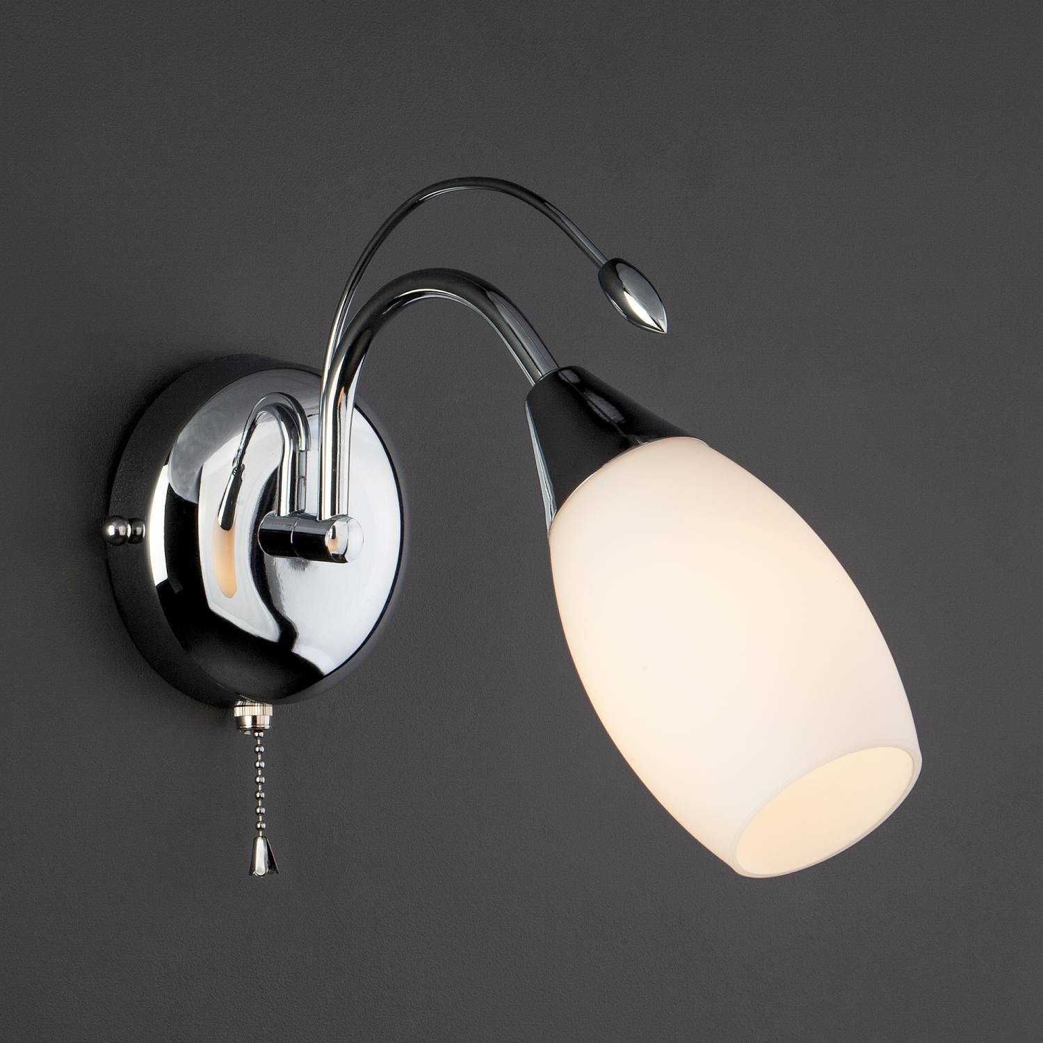 Настенное бра с выключателем Eurosvet Ginevra 22080/1 хром