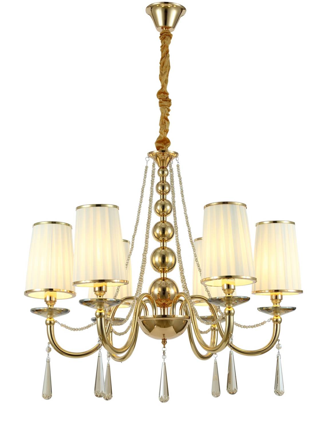 Подвесная люстра Lumina Deco Fabione LDP 1200-6 F.GD