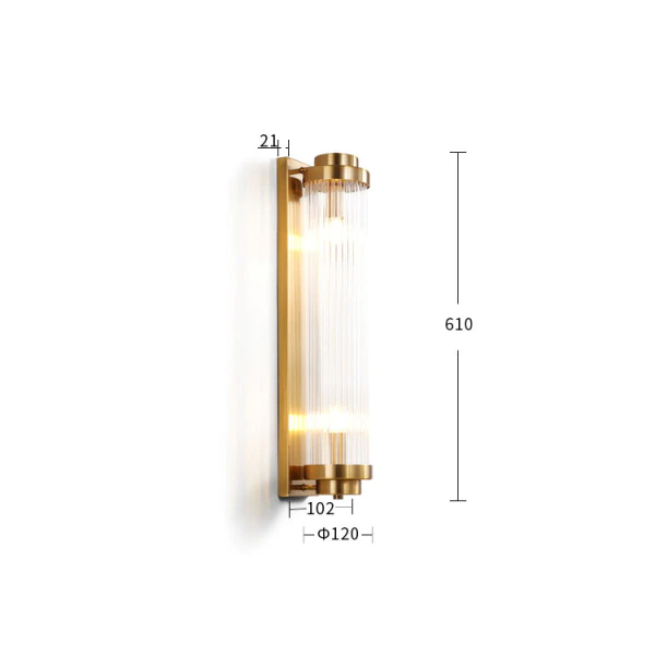 Настенное бра Delight Collection Wall lamp 88008W/L brass