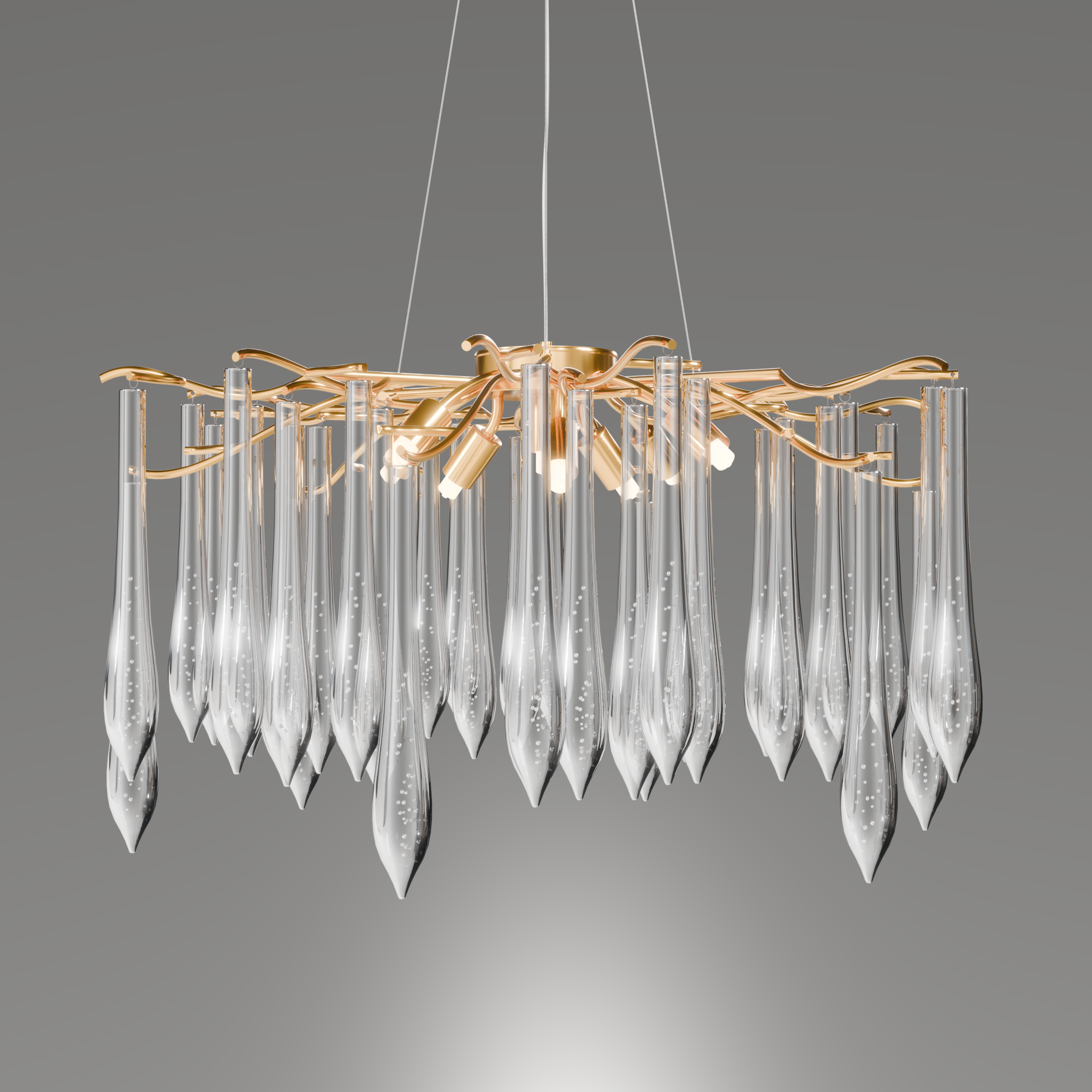 Подвесная люстра LIGHTERA Dewdrop LE302L-8G
