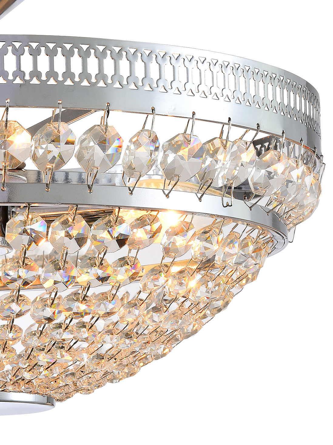 Потолочная люстра Natali Kovaltseva Barocco BAROCCO 81405/4C CHROME