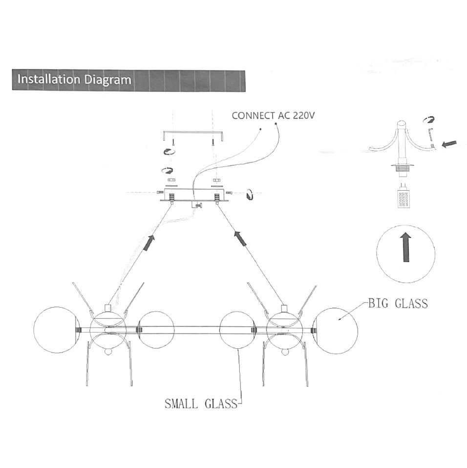 Подвесная люстра ImperiumLoft Matisse-R01 167236-26
