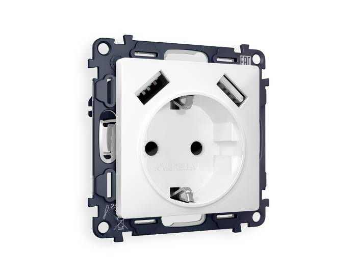 Розетка Ambrella Volt ALFA MA129010