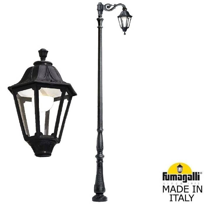 Столб фонарный уличный Fumagalli Noemi E35.208.M10.AXH27