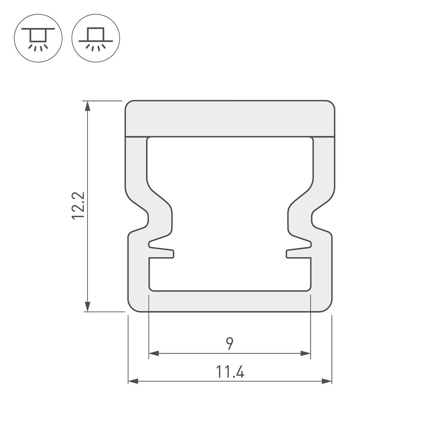 Профиль Arlight Wph 023302 Профиль Arlight Wph 023302