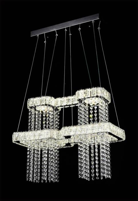 Подвесная хрустальная люстра  Lumina Deco DDP 6971