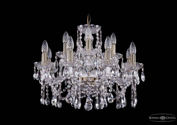 Подвесная хрустальная люстра 1413 Bohemia 1413/8+4/200 Pa