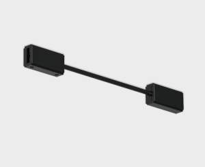 Коннектор гибкий угловой 0,1м к системе FANTOM Italline IT010-4012 black