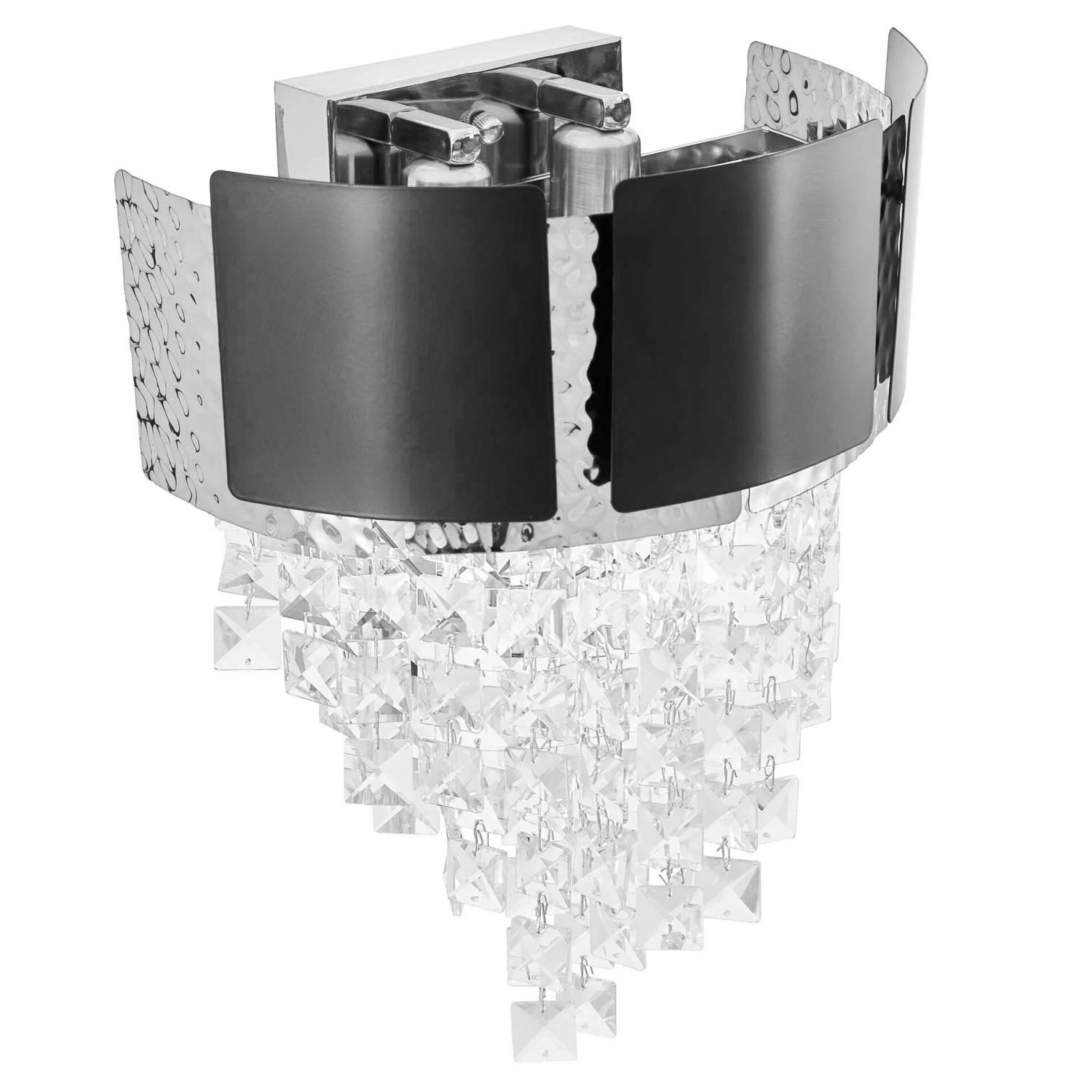 Настенное бра Lumina Deco Molina LDW 7045-2 BK+CHR