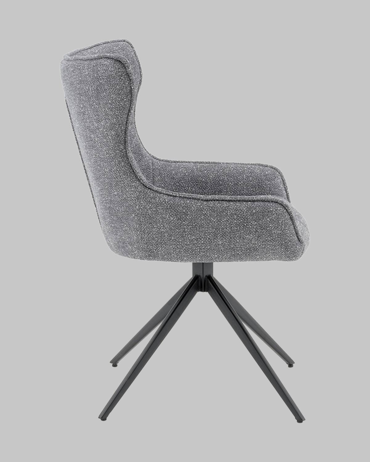 Стул вращающийся Stool Group Carlene DC-2409007 grey FL07