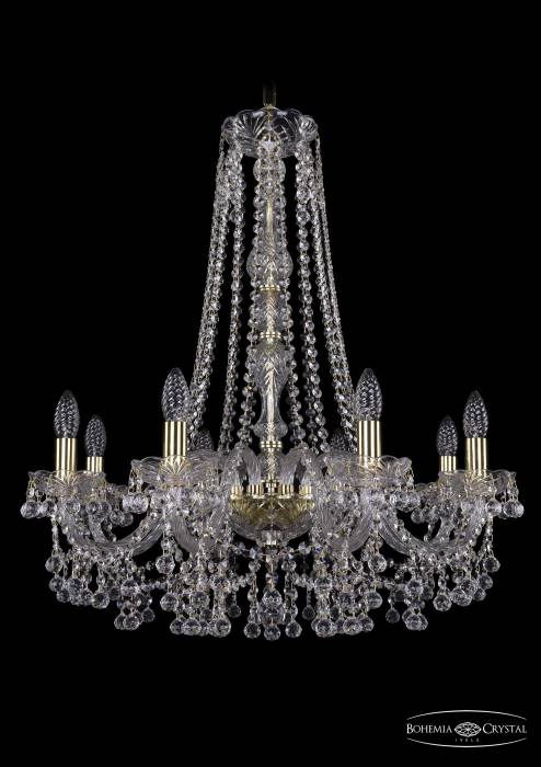 Подвесная хрустальная люстра 1409 Bohemia 1409/8/240/h-75 G