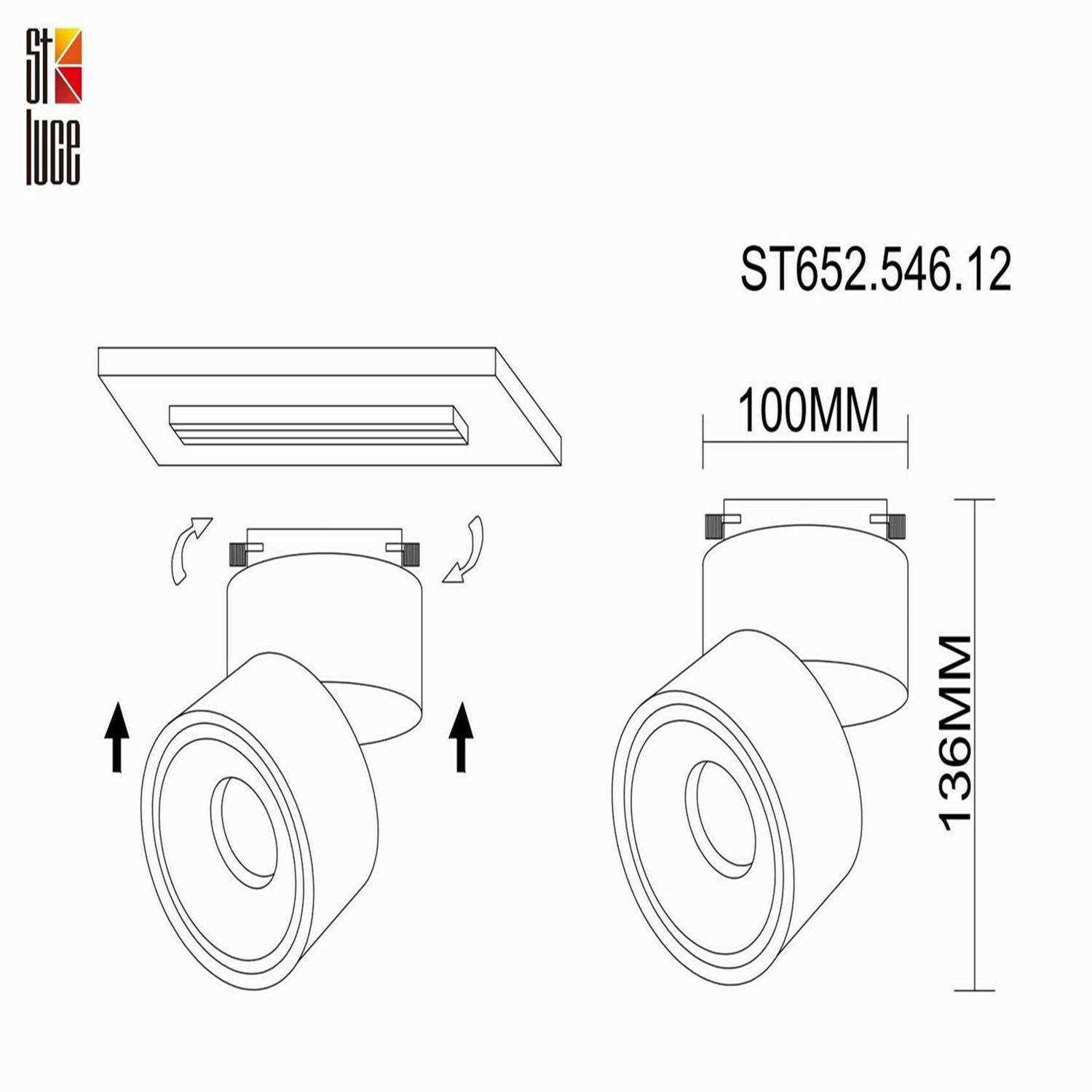 Трековый светильник ST Luce St652 ST652.546.12 Трековый светильник ST Luce St652 ST652.546.12