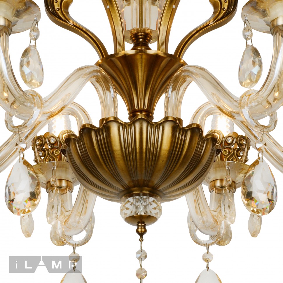 Люстра подвесная Asia iLamp 61078-6 BR