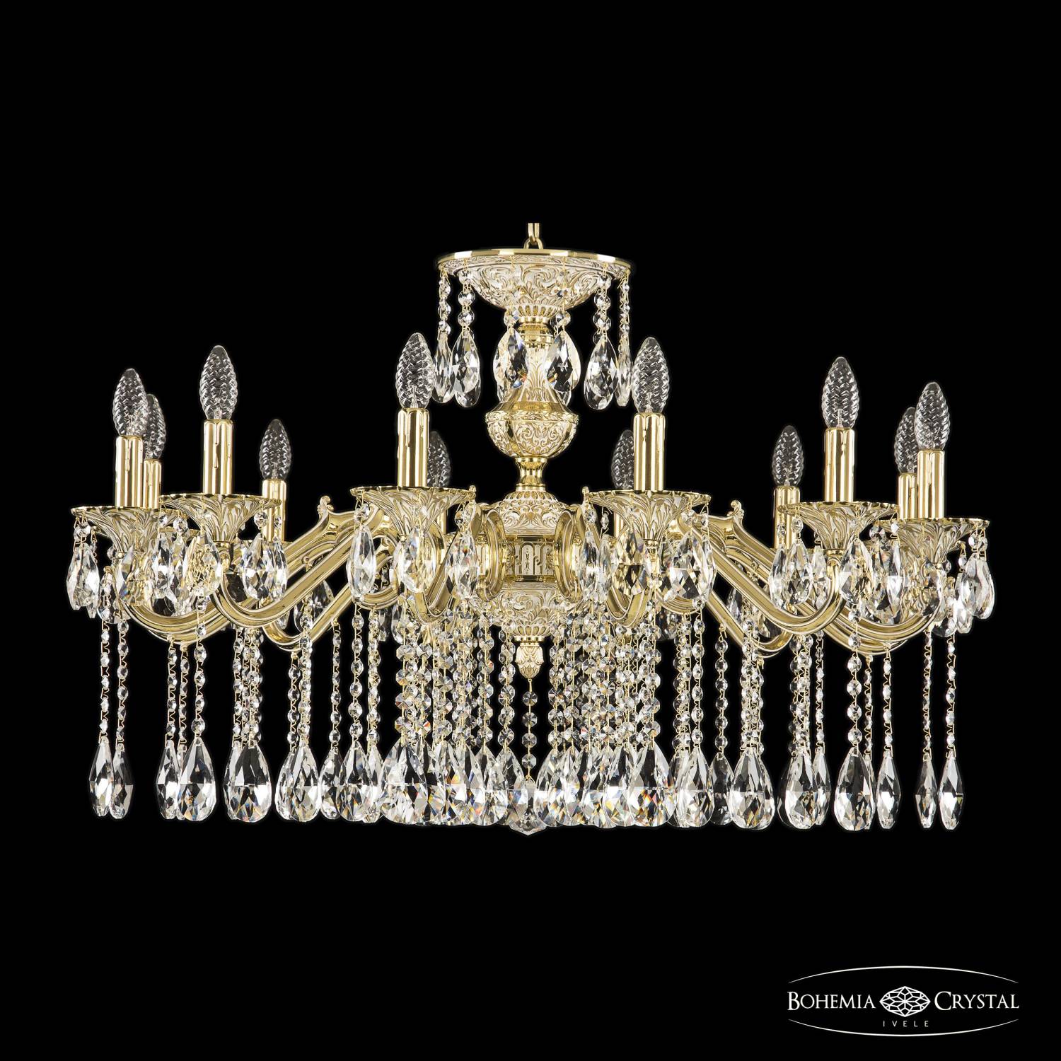 Подвесная хрустальная люстра 7202 Bohemia 72202/12/300 A GW