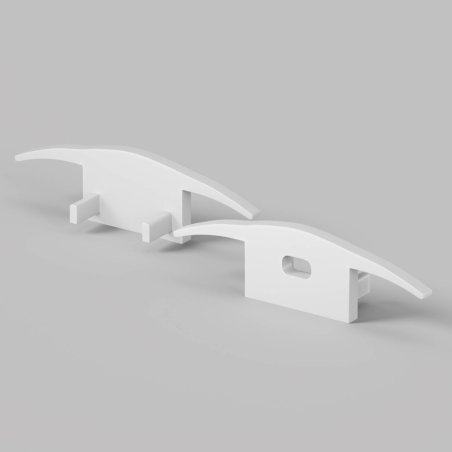 Комплект заглушек (для профиля ALM-3710-S-2M) 2 шт. Maytoni Встраиваемый в пол профиль 642085