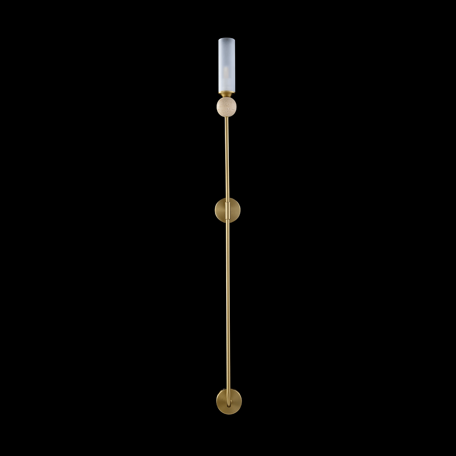 Настенное бра Crystal Lux Simply SIMPLY AP1.2 BRASS