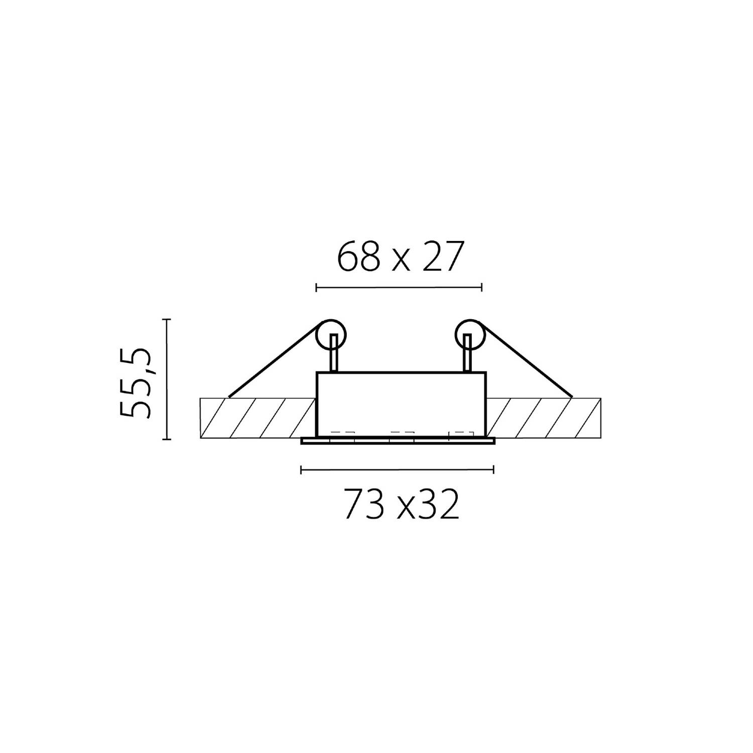 Встраиваемый светильник Lightstar Guarda 080146