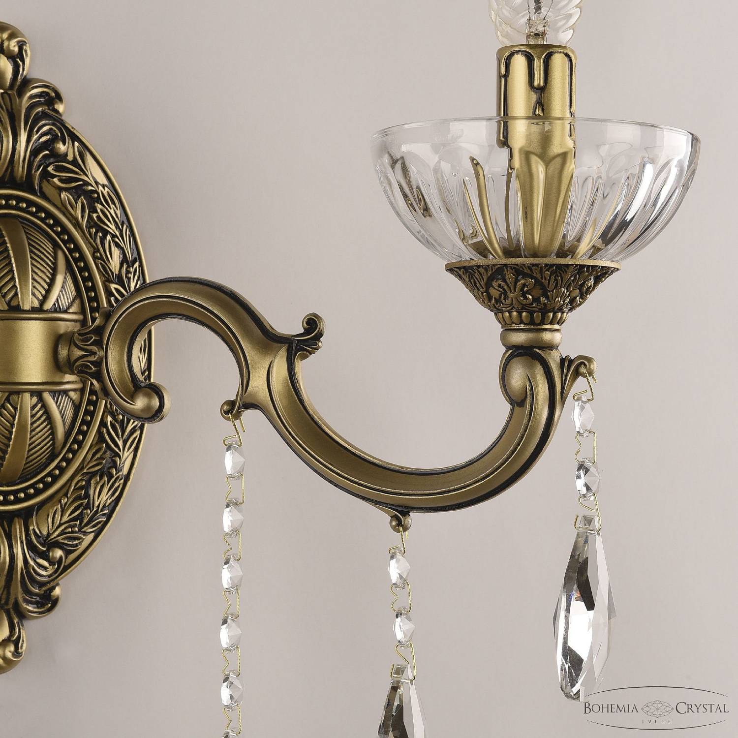 Настенное бра Bohemia AL7801 AL7801B10/2/175 B AGB P Clear/M-1H