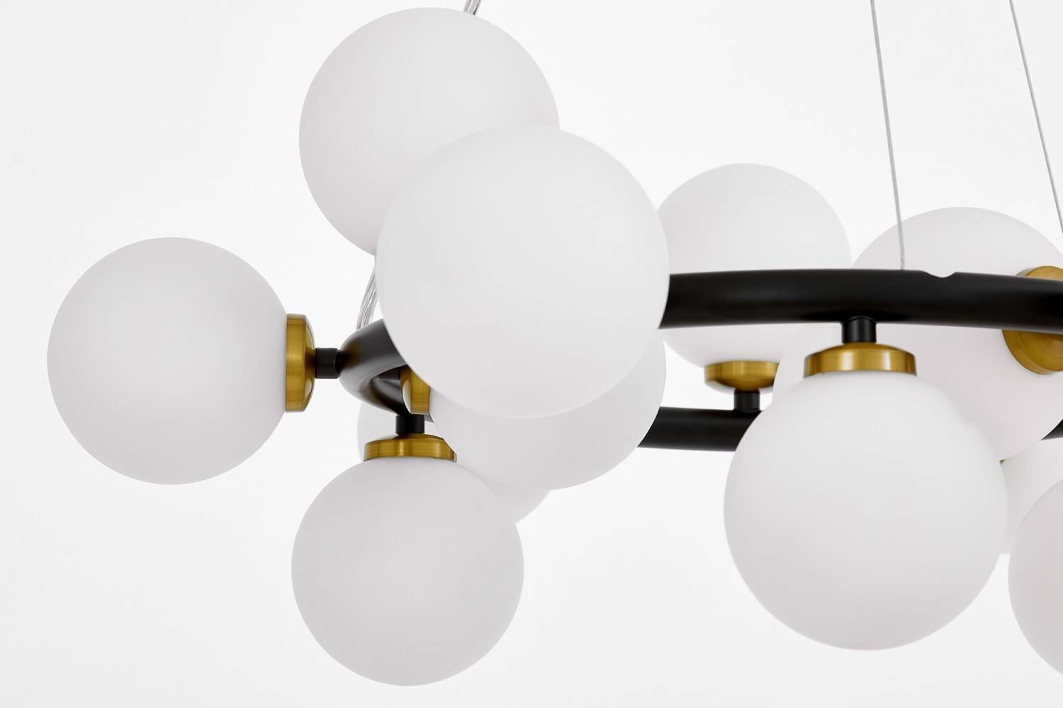 Подвесная люстра Lumina Deco Marsiada LDP 6033-15 BK+MD