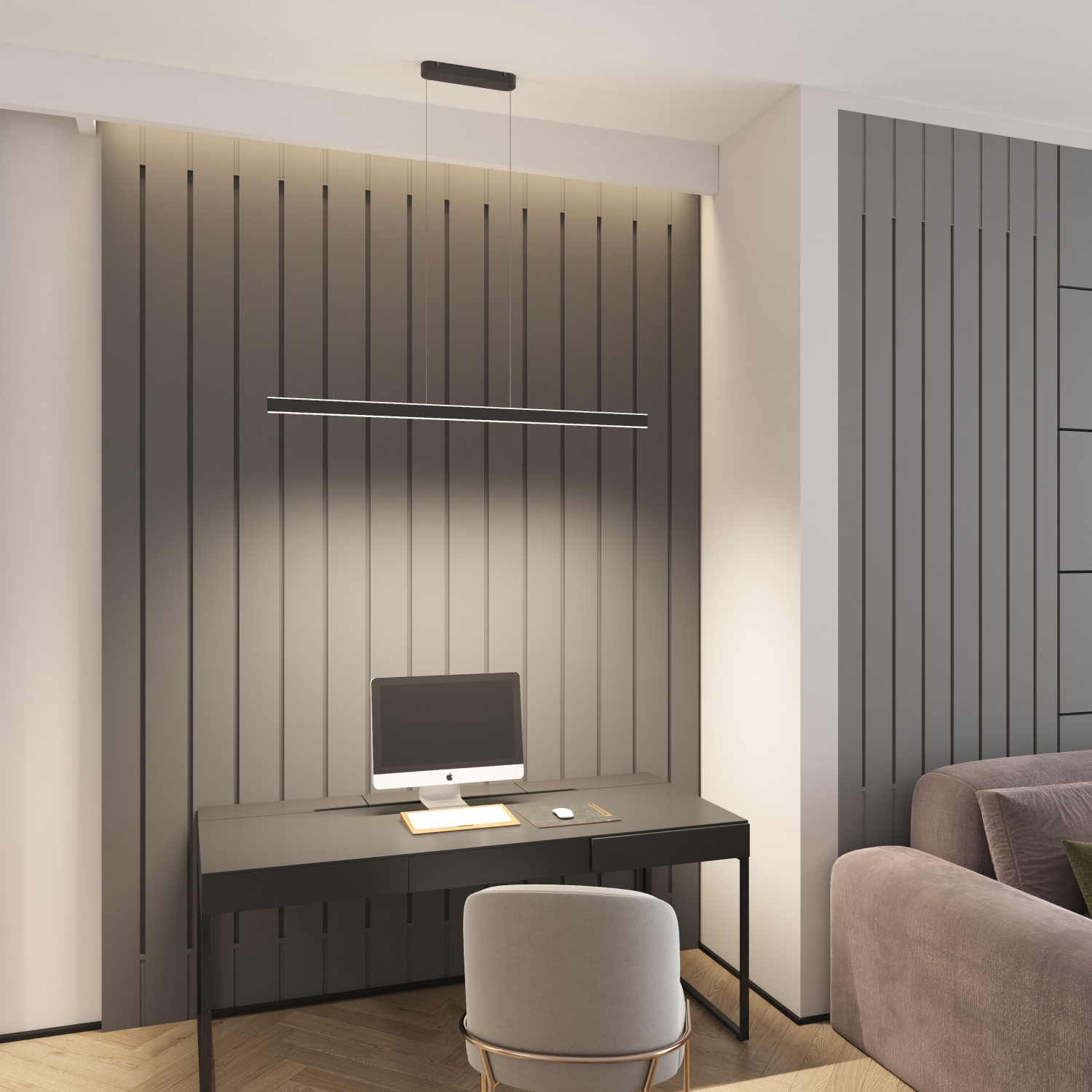 Светильник подвесной Denkirs Rayline DK6733-BK