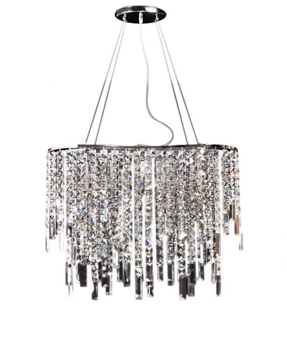 Подвесная хрустальная люстра Zucchero Lumina Deco LDP 2159-600 CHR