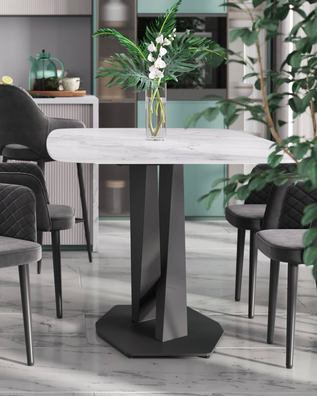 Кухонный стол Stool Group Belle F-1450 180 top baiyushi DUAL
