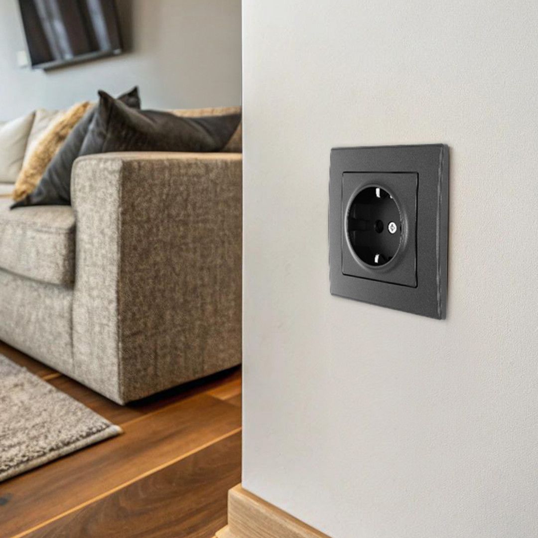 Розетка Arte Milano Set06-1 SET06-1-40-1 black