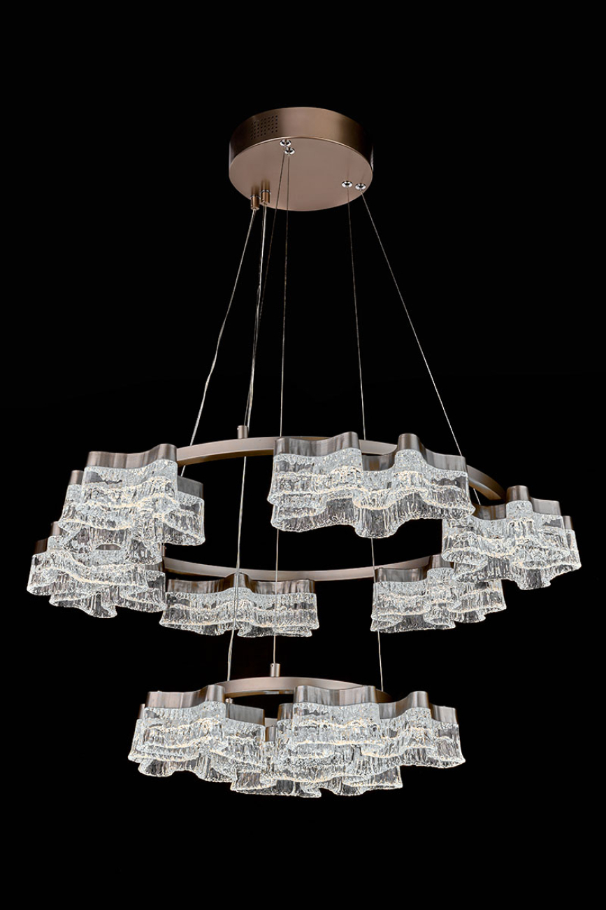 Подвесная люстра LEON Recif LE7724/850-2K Grey