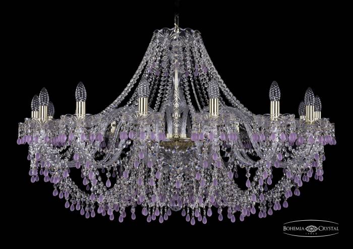 Подвесная хрустальная люстра 1410 Bohemia 1410/16/400 G V7010
