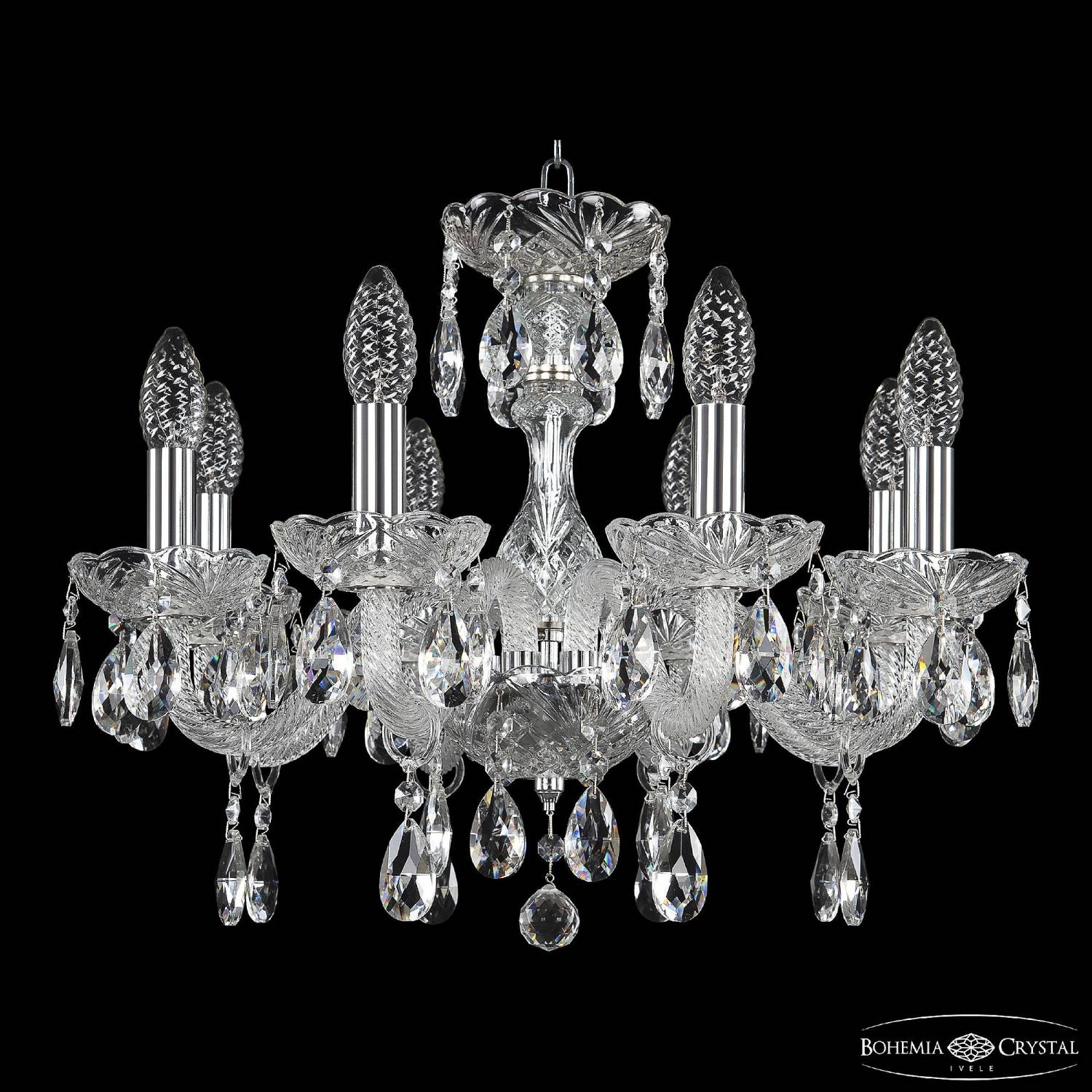 Подвесная люстра Bohemia 117 117/8/165 Ni