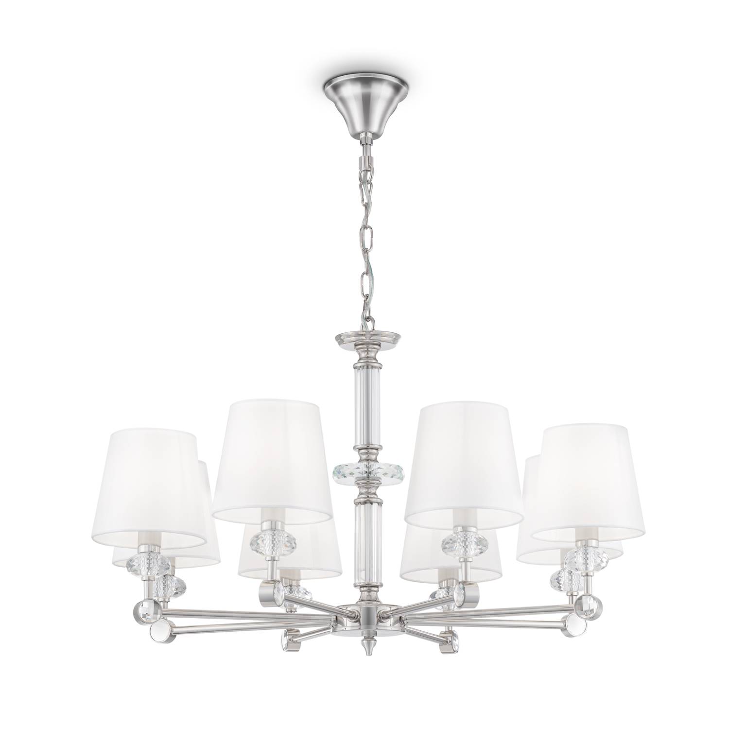 Подвесная люстра Maytoni Riverside MOD018PL-08CH Подвесная люстра Maytoni Riverside MOD018PL-08CH