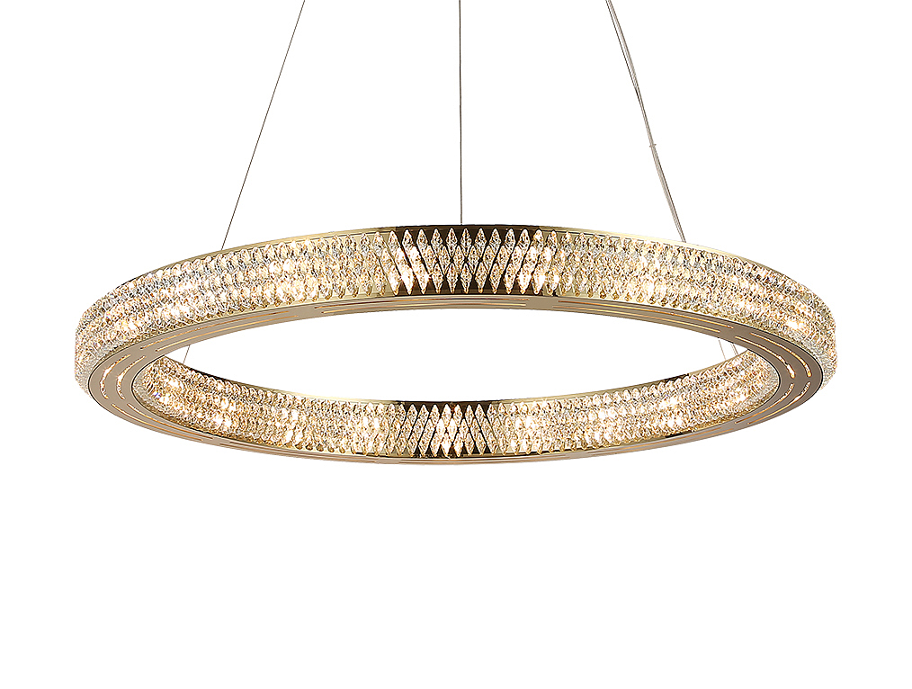 Подвесная люстра Newport Melody 8560/80 C gold polished