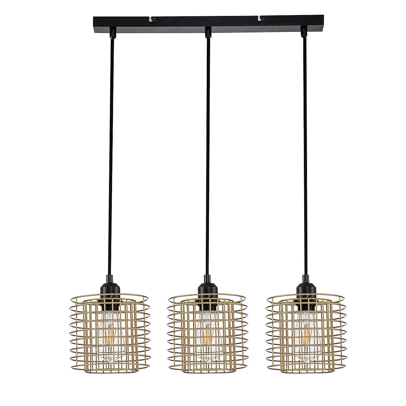 Светильник подвесной Escada Grid 10190/3S Gold
