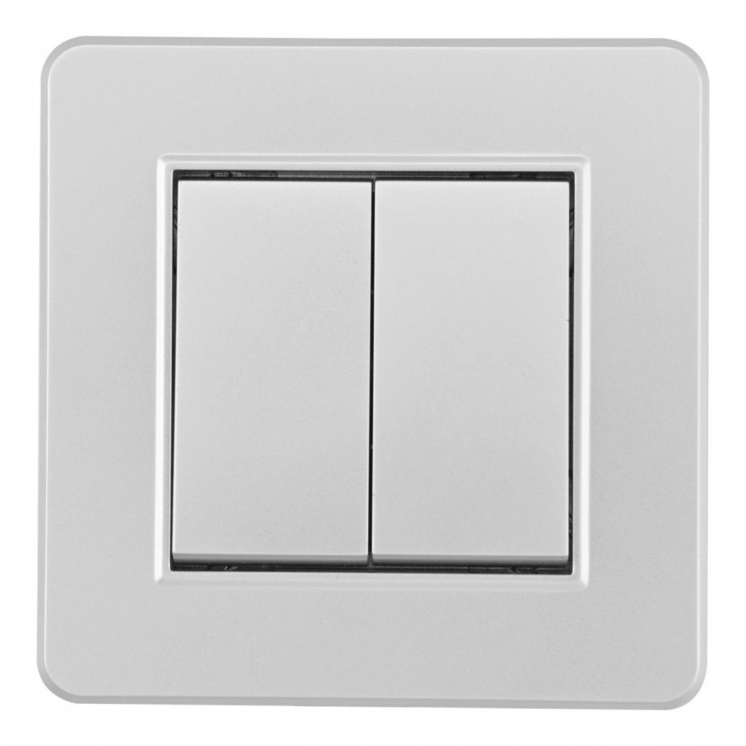 Выключатель Arte Milano Set16-1 SET16-1-30-2 silver