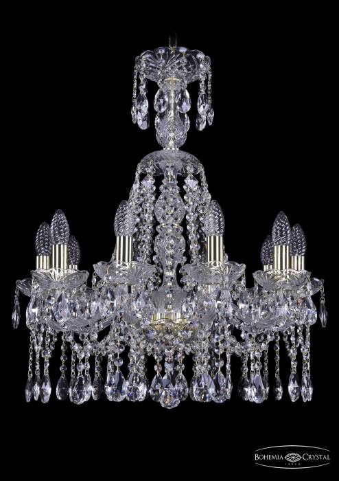 Подвесная хрустальная люстра 1413 Bohemia 1413/10/200/XL-66 G