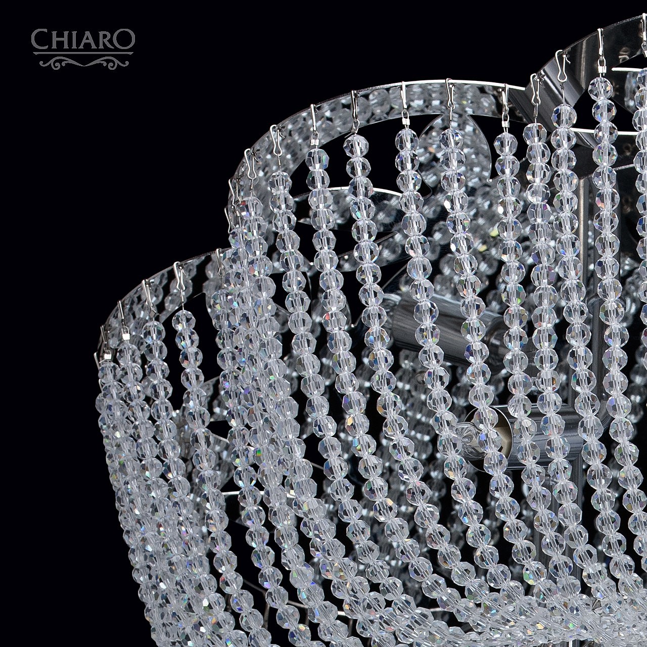 Потолочная хрустальная люстра Chiaro Сюзанна 458011608