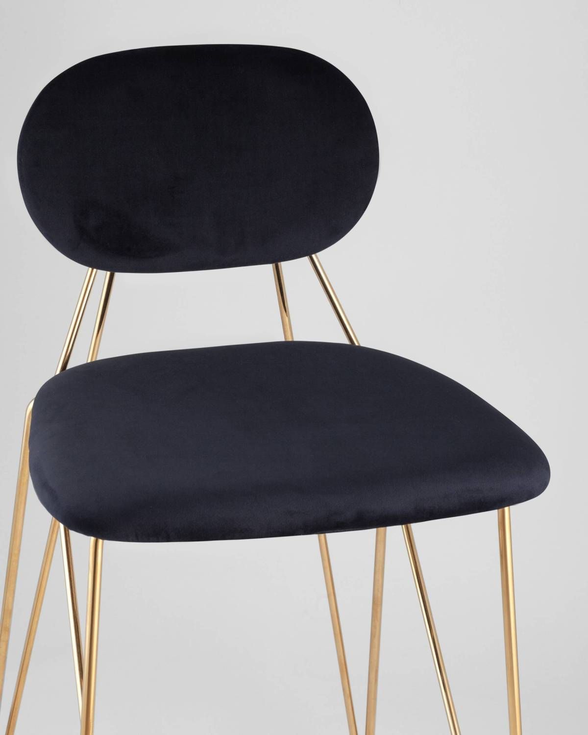 Полубарный стул Stool Group Элис FDC8001 MIDNIGHT BLUE FUT-78