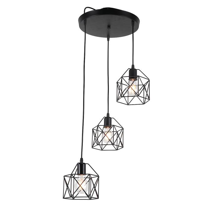 Светильник подвесной IMEX MD.0330-3-P BK